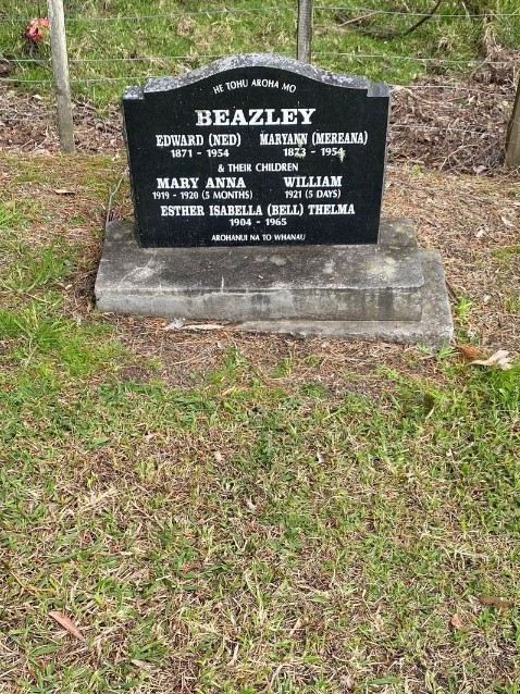 Beazley, Edward and family (Headstone)