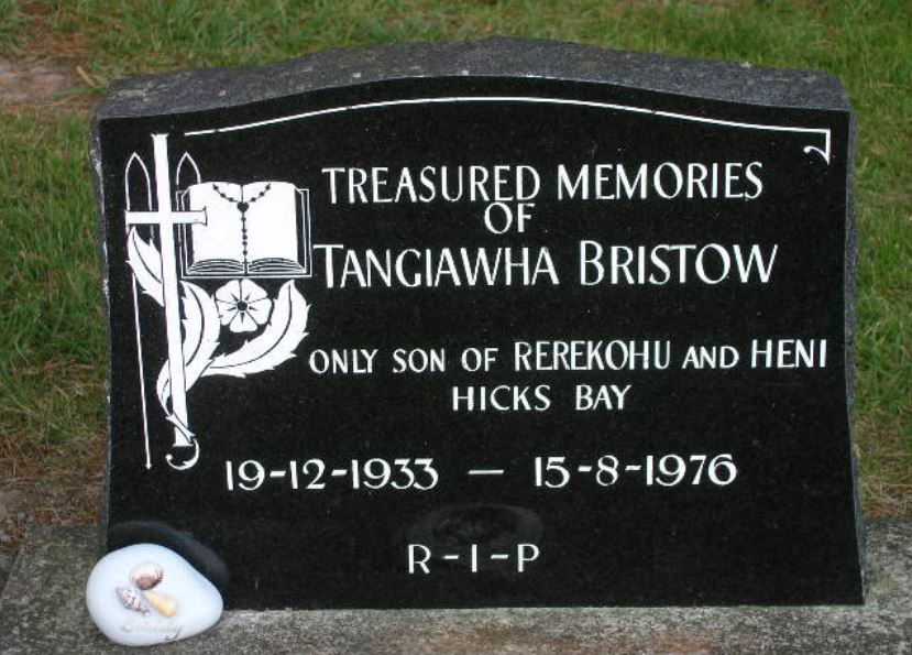 Bristowe, Georgina Lorraine & Tangiawha (Headstone)