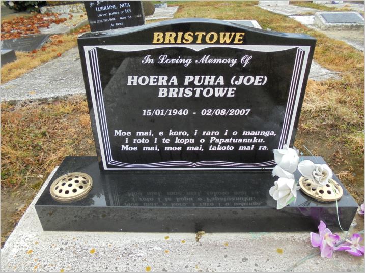 Bristowe, Hoera Puha (Joe) (Headstone)