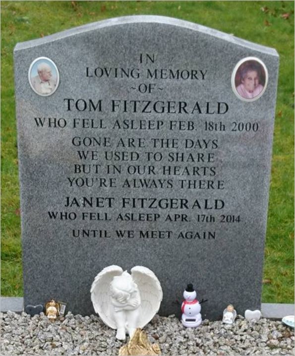 Fitzgerald, Thomas and Janet (Headstone)