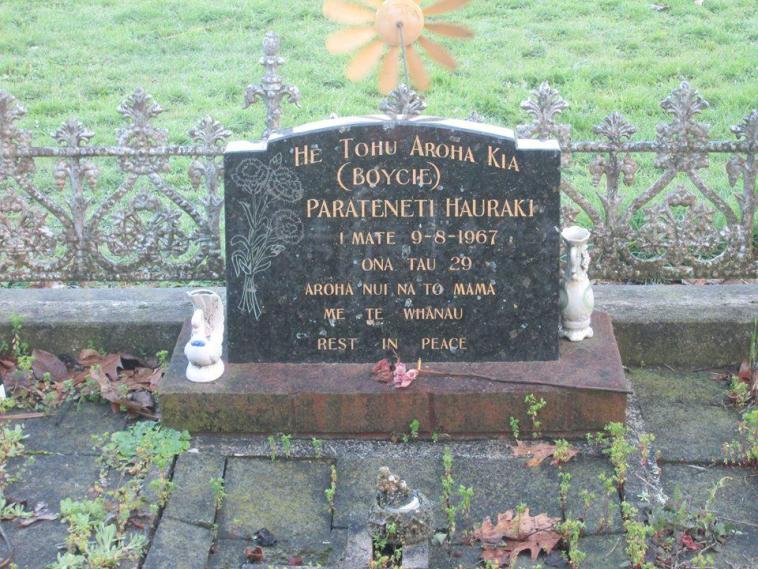 Hauraki, Parateneti Boyce (Headstone)
