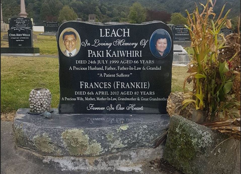 Leach, Paki and Frances (Headstone)