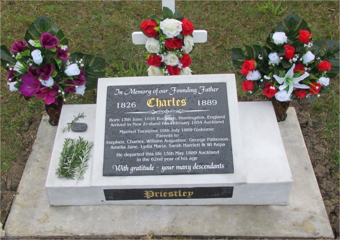 Priestley, Charles b1826 (Headstone)